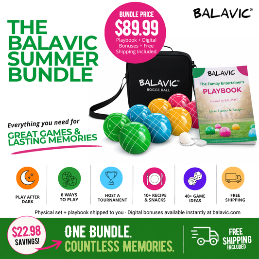 BALAVIC® Summer Bundle — Bocce Set + Playbook + Digital Bonuses